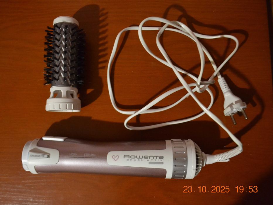 Фен-щётка "Rowenta" Brush Activ CF9540F0. Ионизация. 840-1000W. France