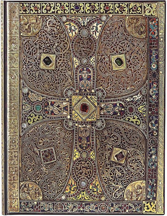 Caderno Paperblanks Lindau Gospels Ultra , Pautado, NOVO