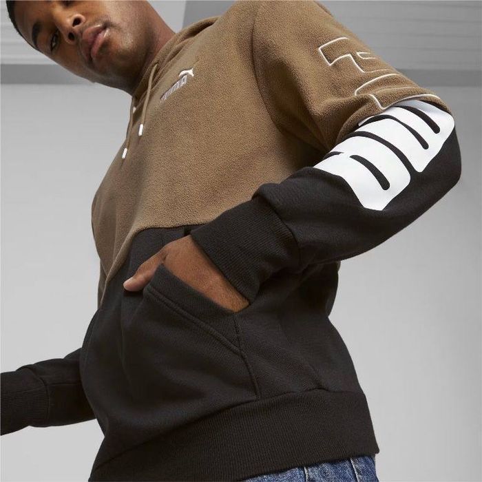 Чоловіча оригінальна толстовка худі Puma Power Winterized Hood Sherpa