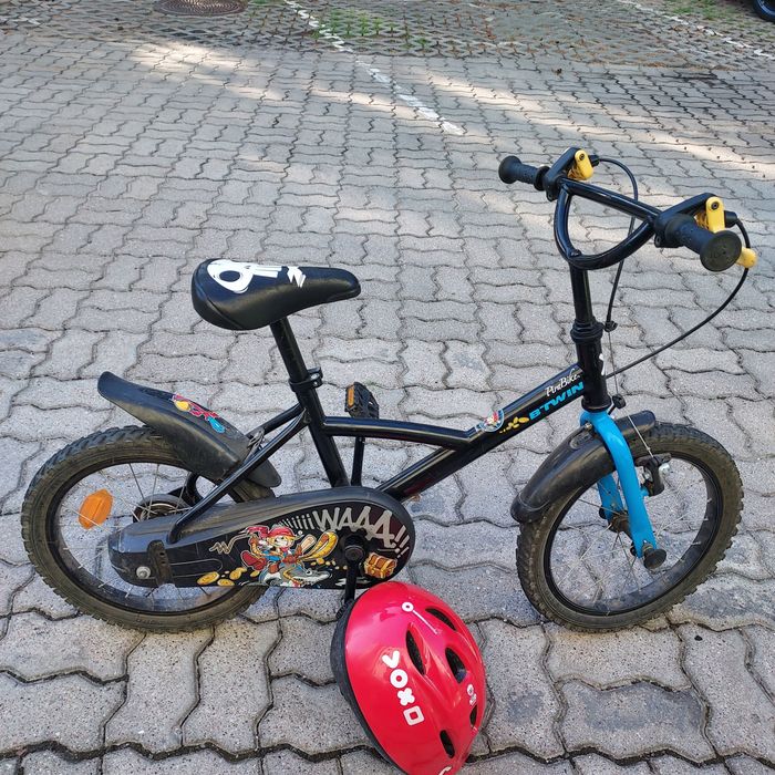 Rower Btwin Decathlon 16cali Pirat gratis kask
