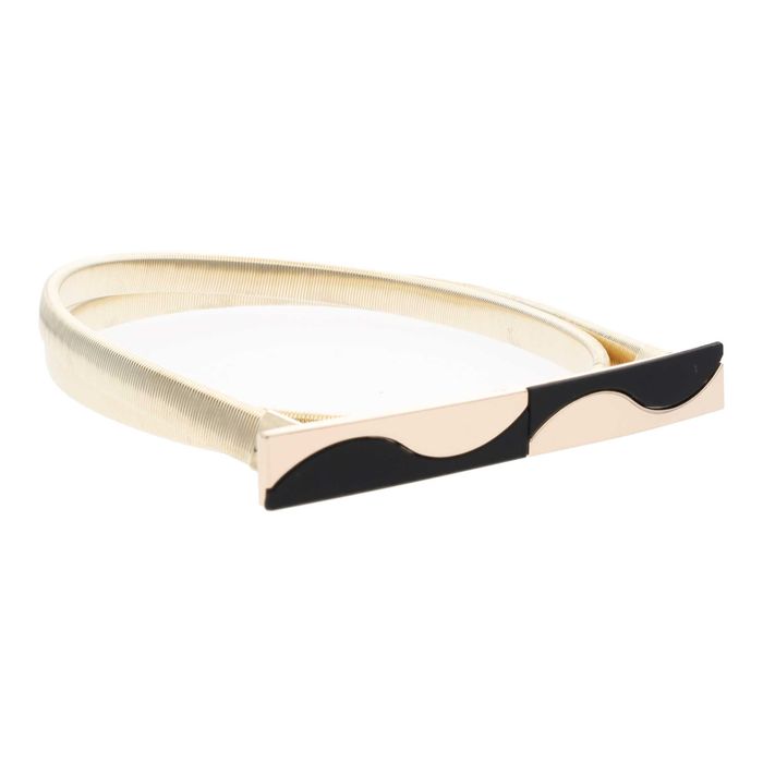 Metalowy pasek sprężynka kolor złoty