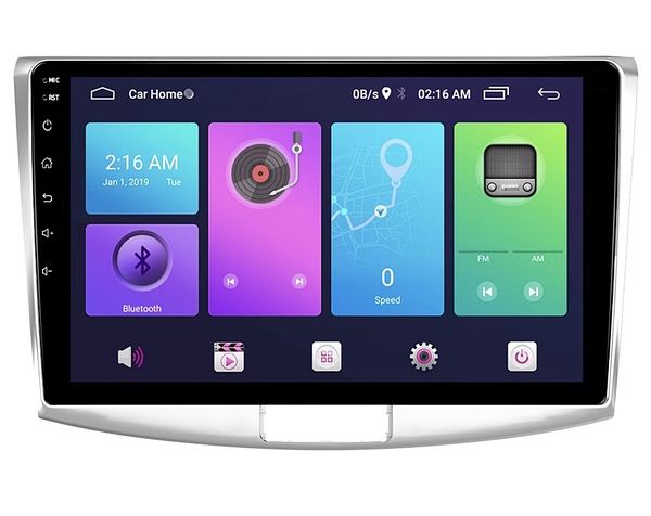 Якісна магнітола CarPlay швидкий процесор Volkswagen Passat B6 B7, CC