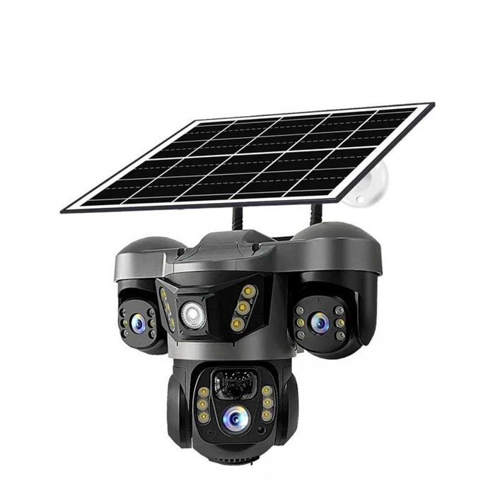Вулична акумуляторна 4G камера відеонагляду з сонячною панелью TP30