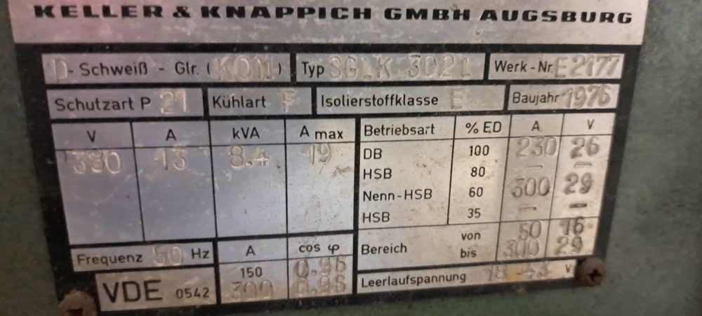 Półautomat migomat mig 300A KUKA