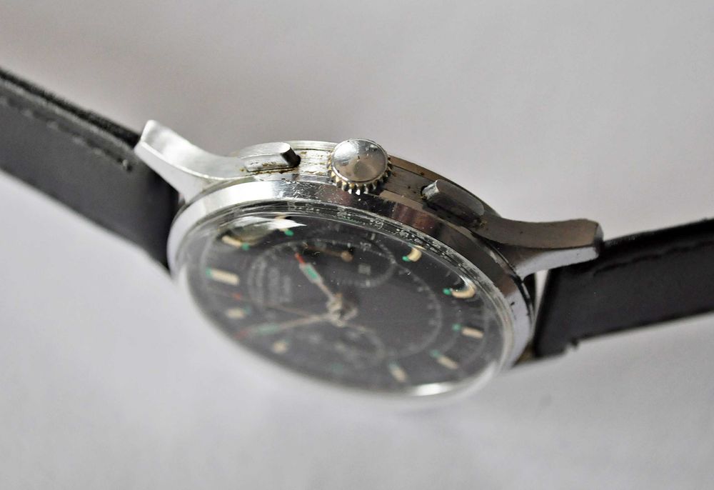 Rare_Piękny Poljot Sekonda 3017 19 kam chronograf !