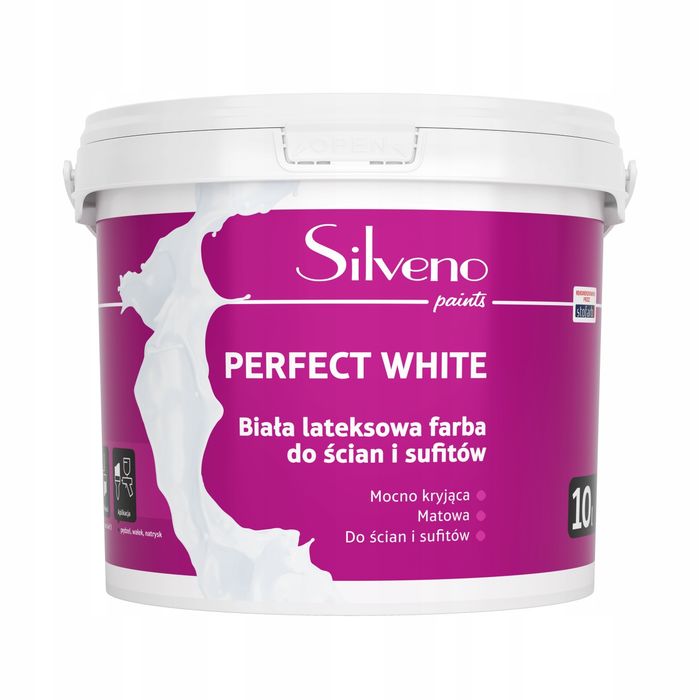 Farba Latexowa Silveno Perfect White 10L