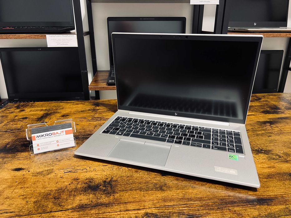 JAK NOWY | Laptop HP EliteBook 855 G8 Ryzen 5 PRO 5650U 16GB 256GB NVMe SSD 15,6" FHD IPS LTE p.klaw Windows 11 Professional + PTM