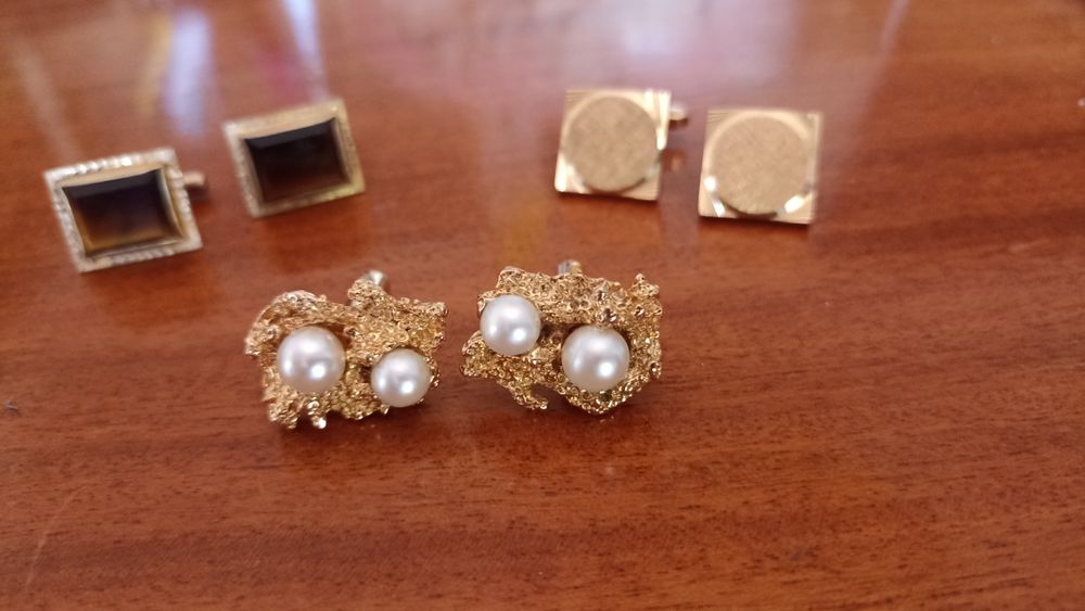 Botões de punho vintage