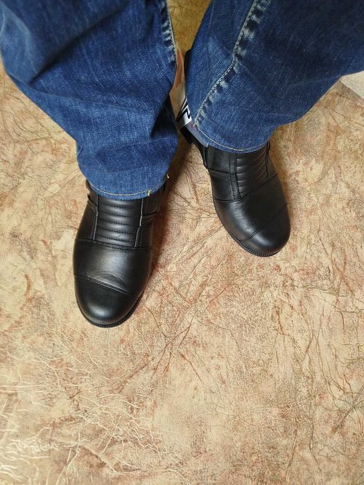 Мотоботи шкіряні Alpinestars Harlem Air Black розмір 43