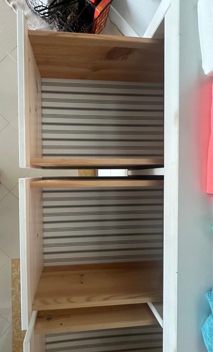 Comoda Hemnes Velatura Branca 8 gavetas