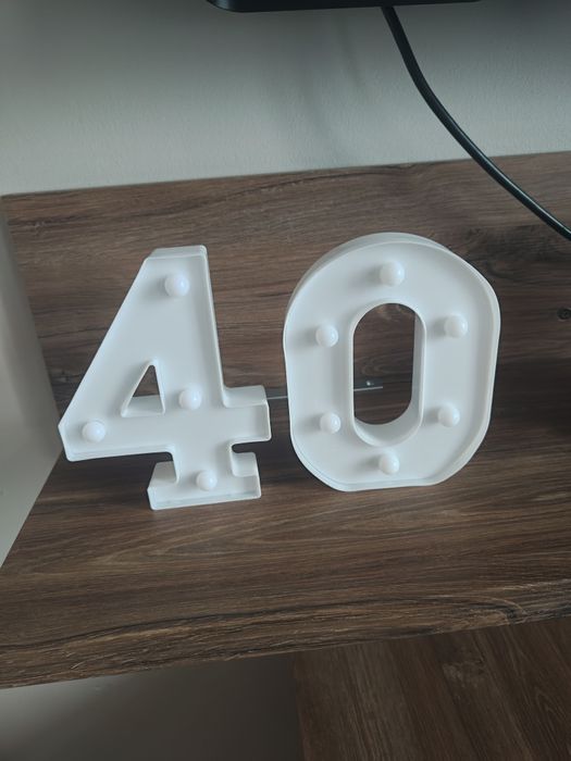 Dekoracje na 40 urodziny