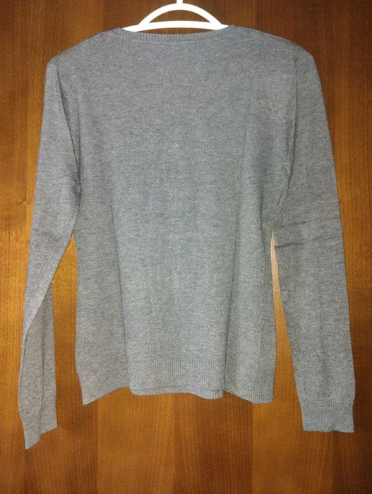 Camisola de manga comprida cinzenta