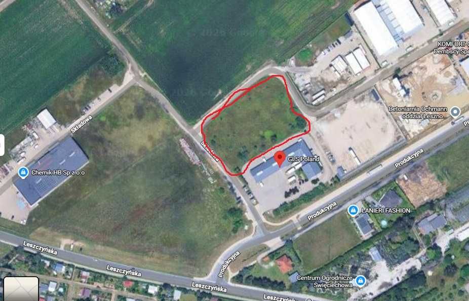 Działka inwestycyjna 5000 m² – strefa inwestycyjna