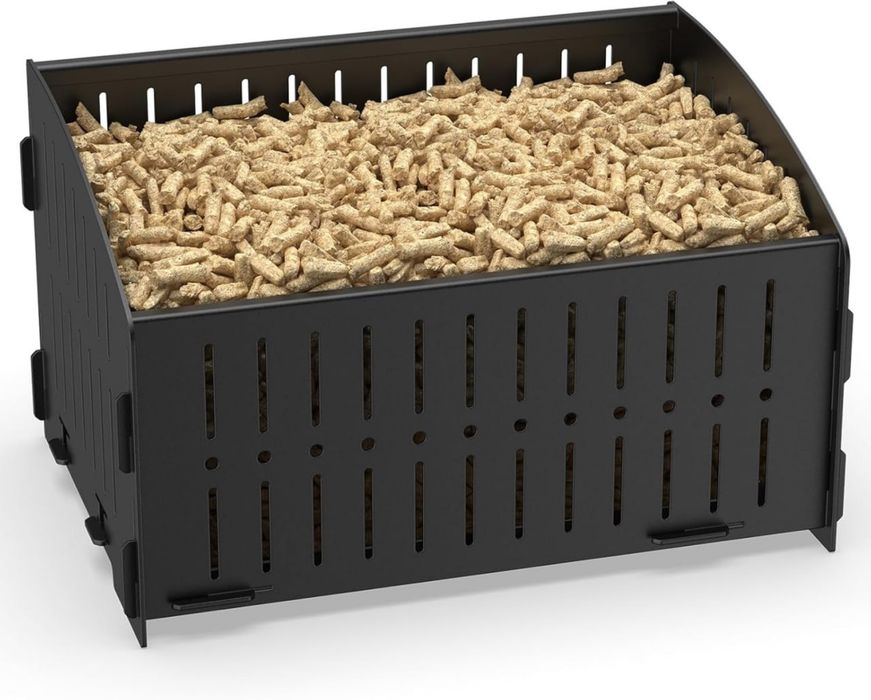 Kosz na pellet do kominka / pieca – stalowy Xtsuen