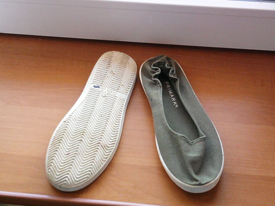 Zielone tenisówki Primark - EUR36/ 23,5 cm !!