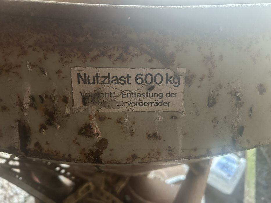 Espalhador adubo e semente 600 kg