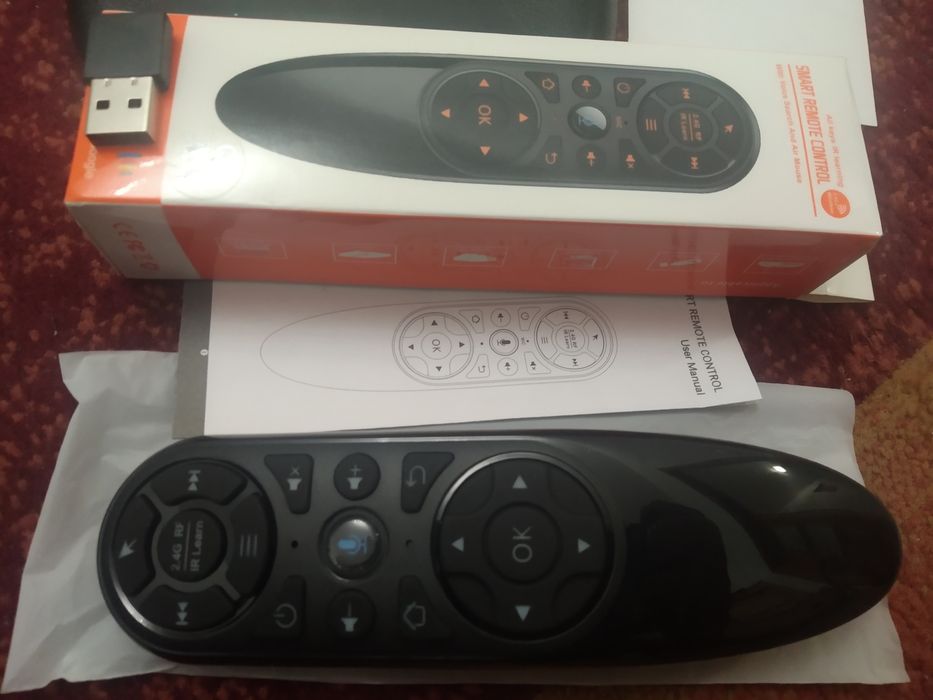 Аеромиші, міні-клавіатури, Vontar G10s Pro,  Q6 airmouse ІЧ програма