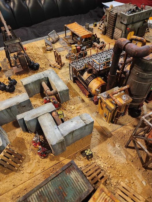 Makiety modularne tereny do gry necromunda warhammer kill team 36x36