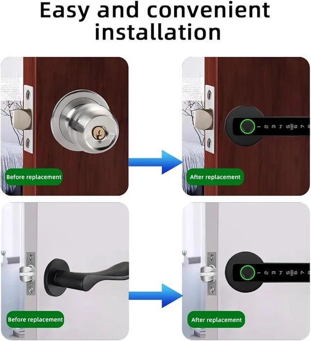Bloqueio eletrónico digital da porta da impressão digital da ALturn M5