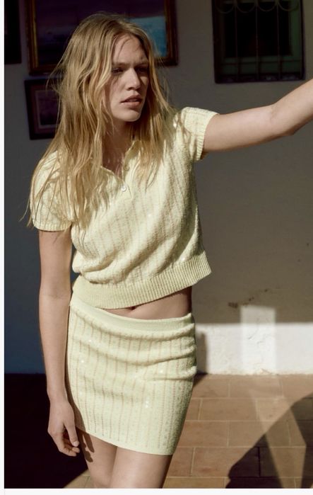 Костюм zara з пайетками