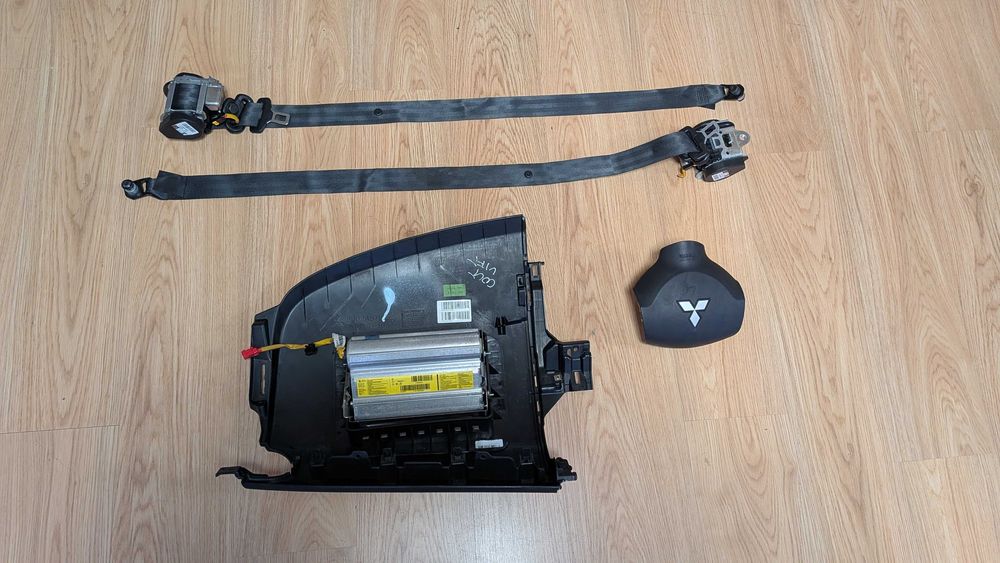 Conjunto Kit Airbags Tablier Mitsubishi Colt Volante Cintos