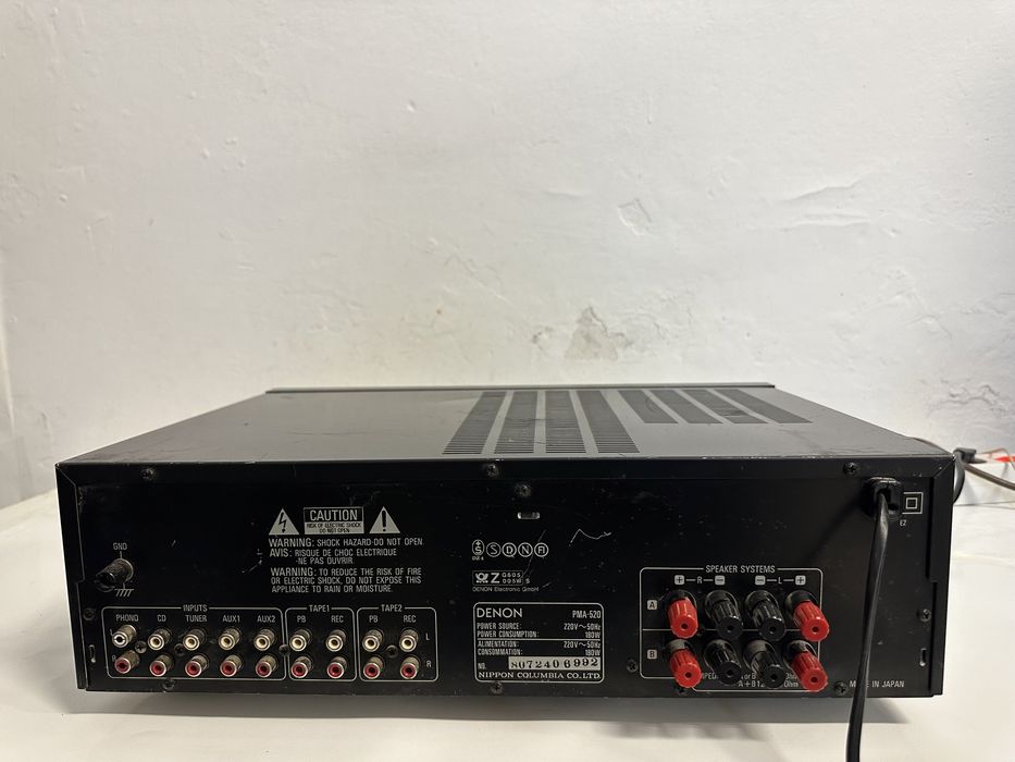 Wzmacniacz stereo Denon PA-520, 2*120 Watt