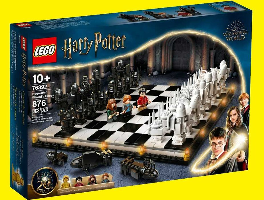 Lego Harry Potter kompletna kolekcja złote figurki 20 lecie serii MISB