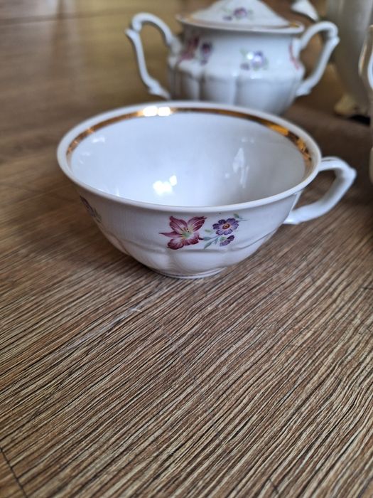 Serwis kawowy 10 osób PRL Wałbrzych