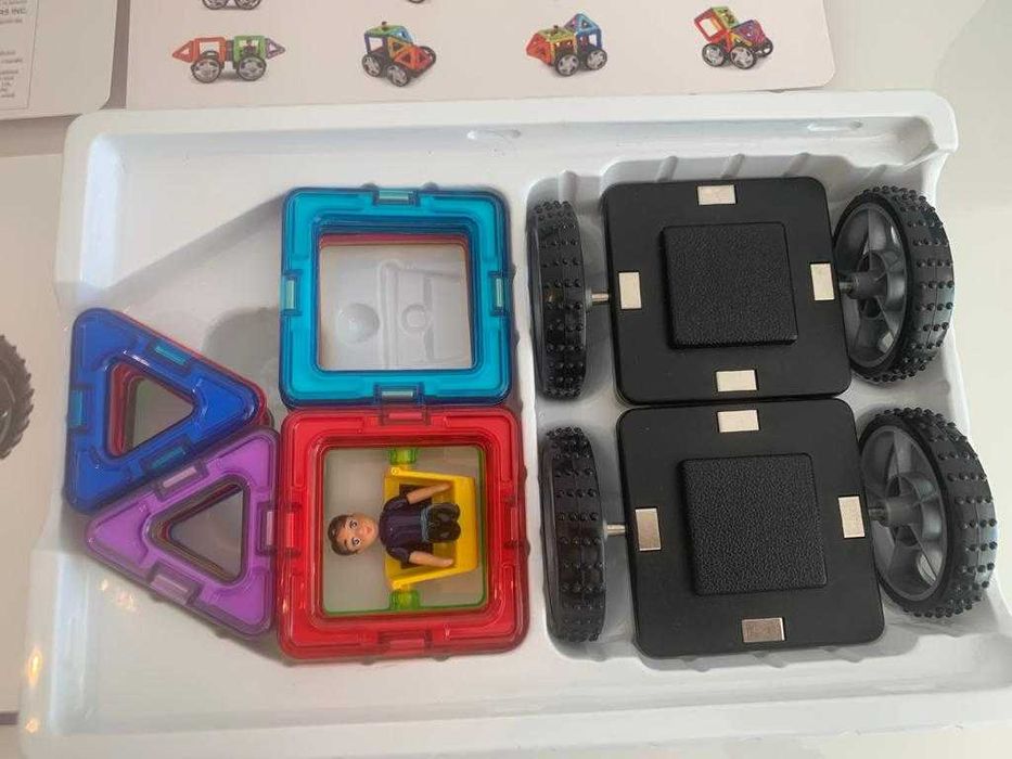 Jogo Criativo para construção de Veículos - MAGFORMERS do Imaginarium