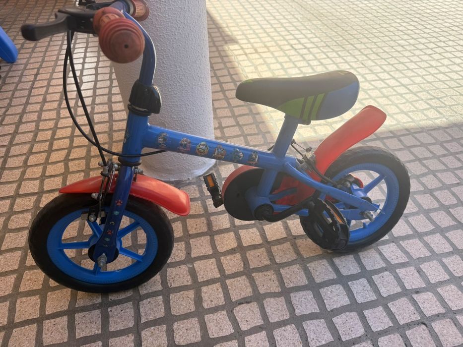 Bicicleta infantil Patrulha Pata 12” – para reparar