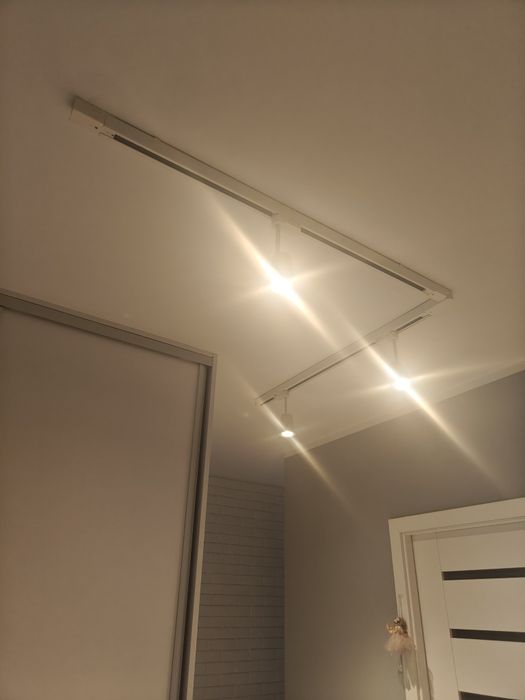 Ikea system szynowy lampy