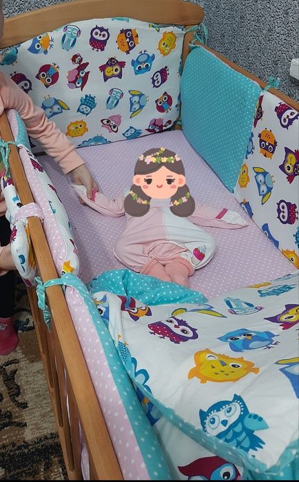 Детская постель и бортики