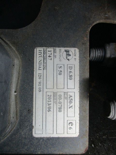 Gancho reboque HYUNDAI i20 (PB, PBT)