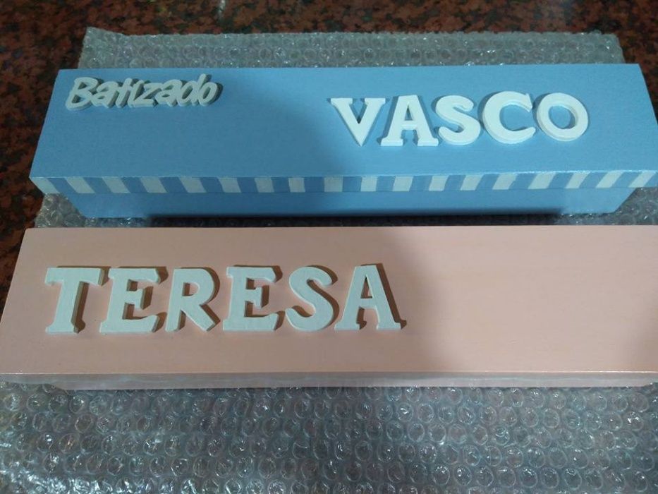 Caixa para Vela de Batizado (personalizada) - NOVA - Baratíssima