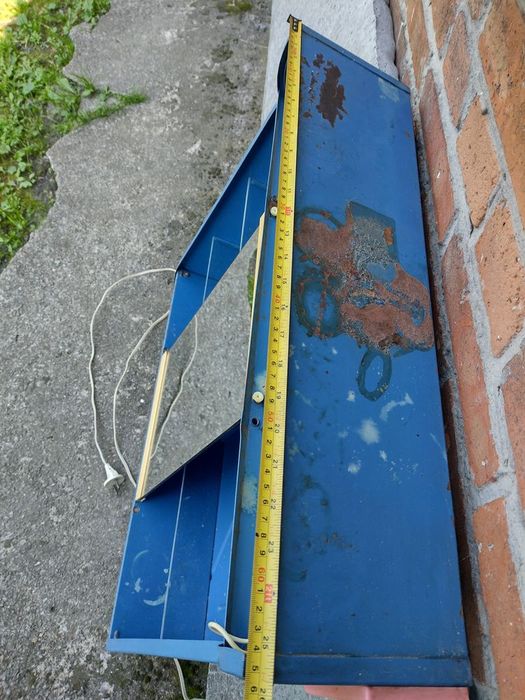 СССР металева підвісна полиця у ванну кімнату дзеркало полка шафа