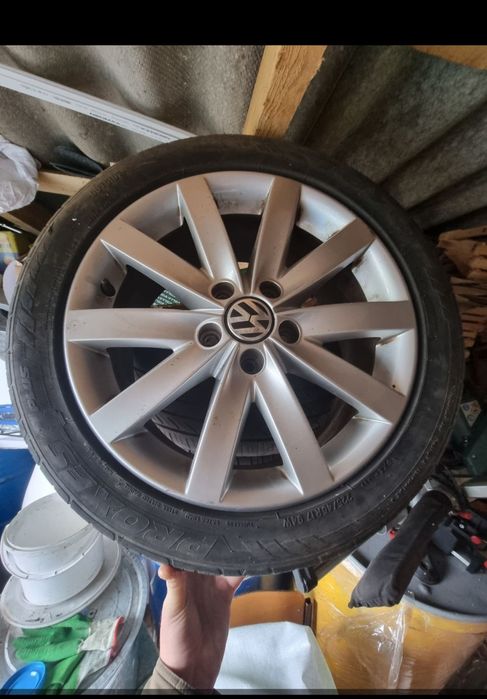 Диски с резиной r17 5x112 vw оригинальные