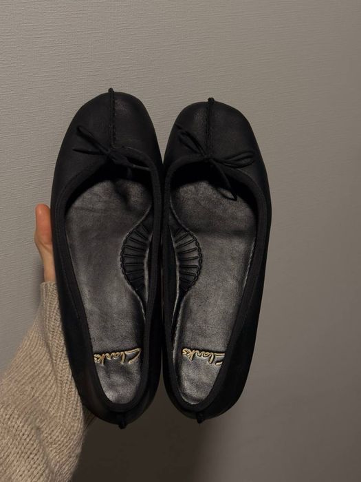 Шкіряні балетки Clark’s розмір 39-40