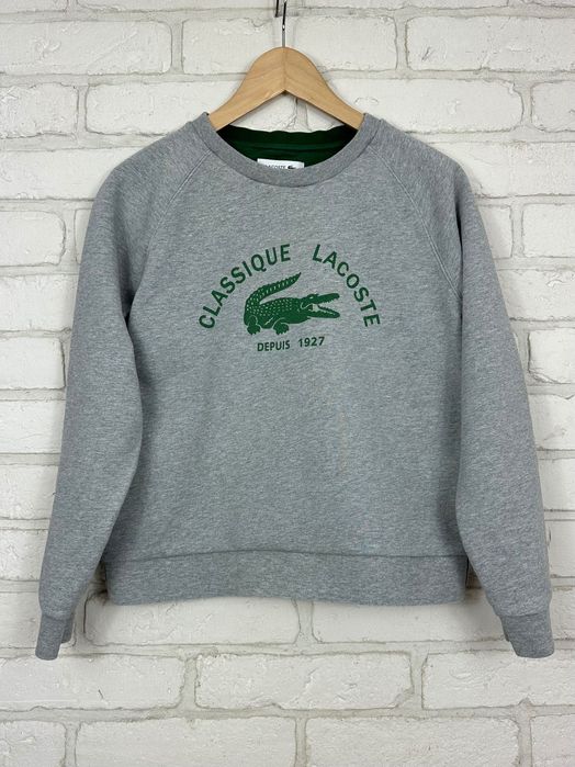Bluza Lacoste Vintage Print Lightweight Cotton Fleece Sweatshirt