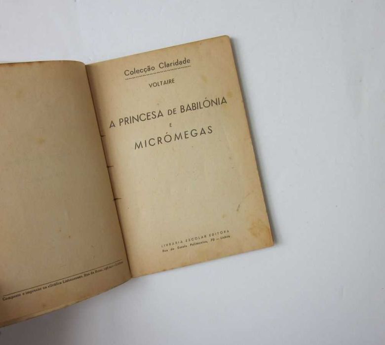 Colecção CLARIDADE - Livros