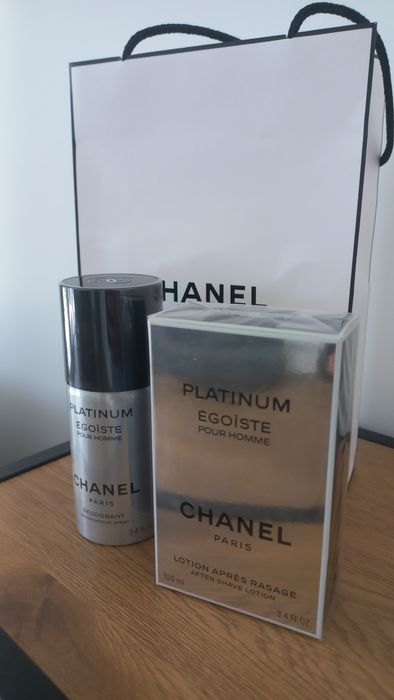 CHANEL Platinum Egoiste набір чоловічий новий оригінал 2 шт