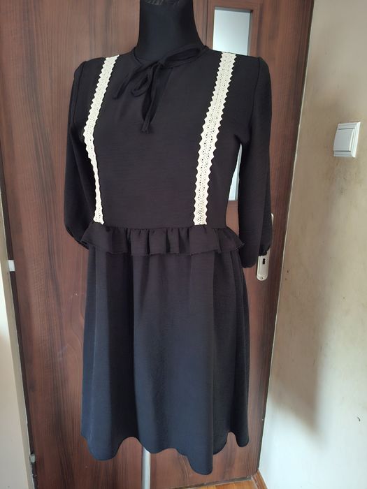 Sukienka Rue Paris r. S/M czarna