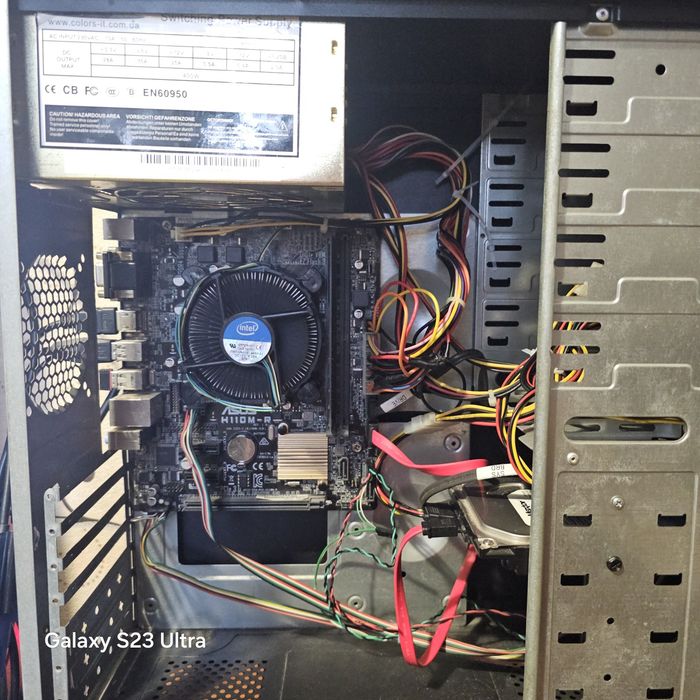 Полный комплект ПК: Intel i3-7100 / SSD + HDD / Монитор 21.5" + Периферия