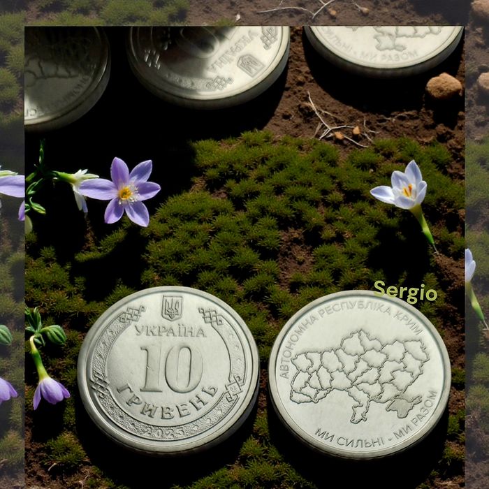 Монета  Ми сильні   Ми разом   Автономна  Республіка  Крим