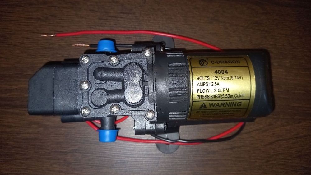 Водяной насос 12в KF-2203 с датчиком давления. Помпа мембранная.: 450 ...