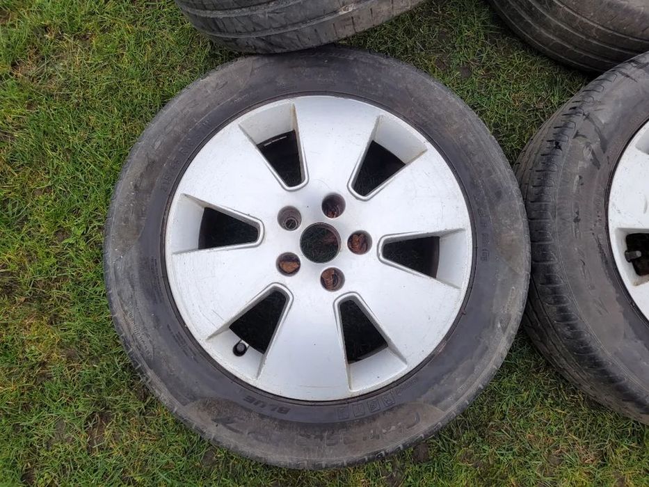 koła 215/55/16 felgi aluminiowe 5x112 7,6x16 et45 audi a6 c6 vw