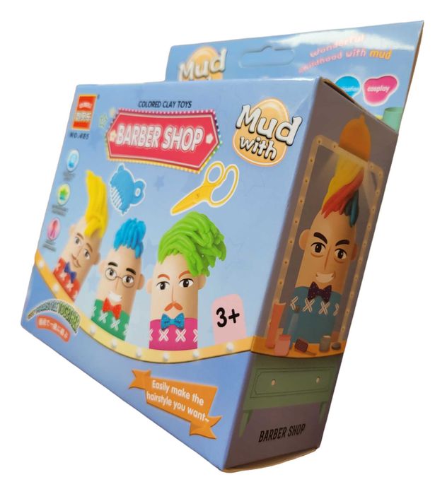 Zestaw fryzjera Barber Shop masa plastyczna ciastolina #345