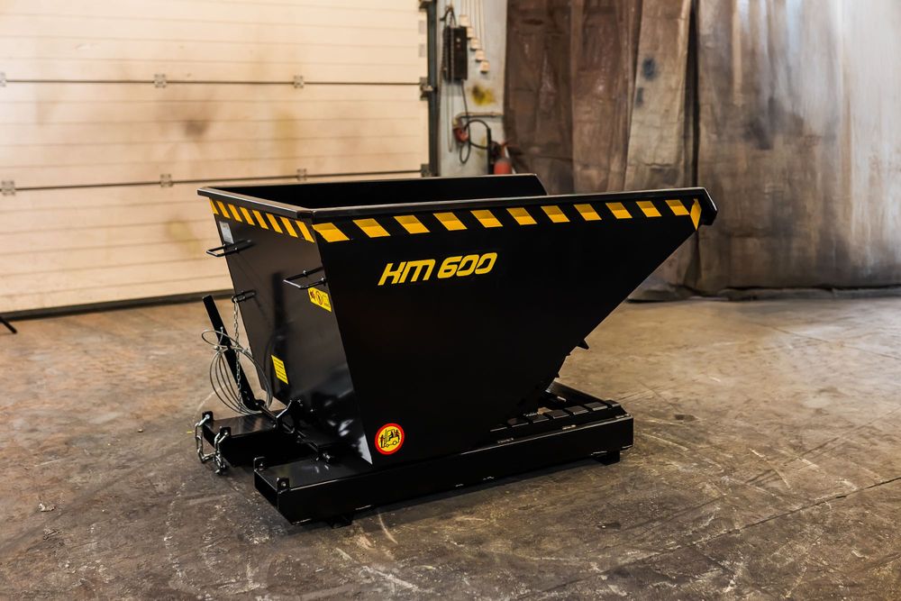 Kontener 600L / Koleba / Kontener samowyładowczy / Kontener