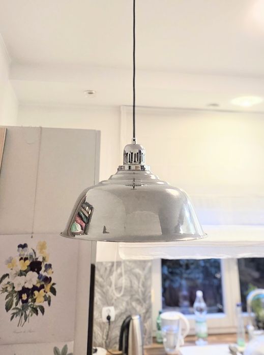 Lampa wisząca chrom 37,5 cm