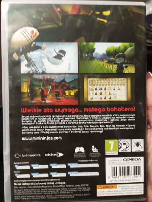 "Mini ninja", gra PC, stan bardzo dobry