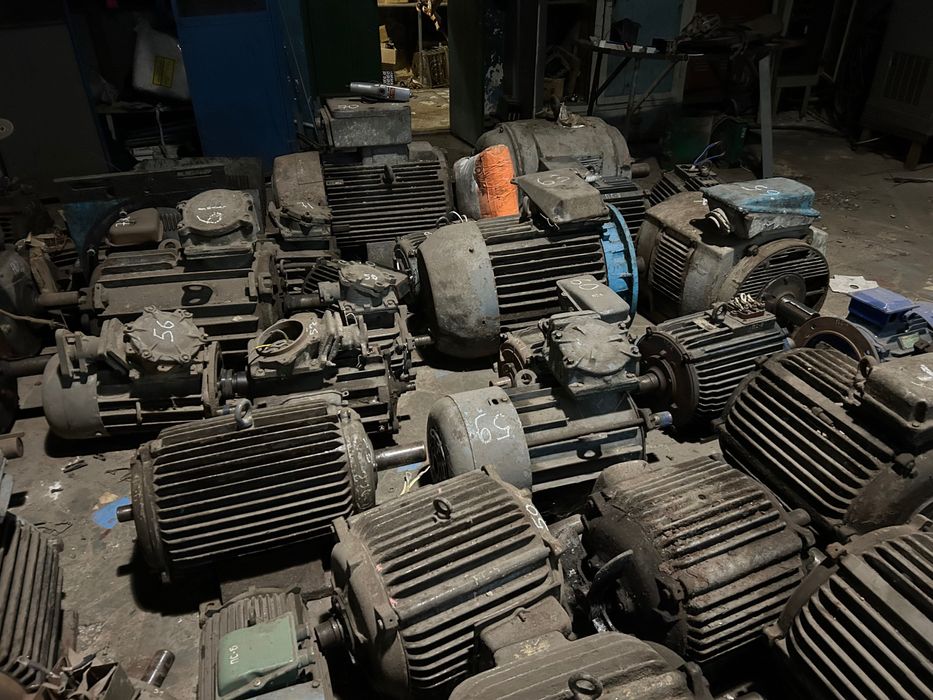 Продам електродвигуни гуртом б/у Богодухывський р-н Харківська обл